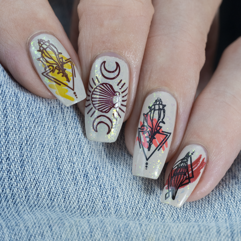 Hit the Bottle- Stamping Plate- Mystic Ocean 01