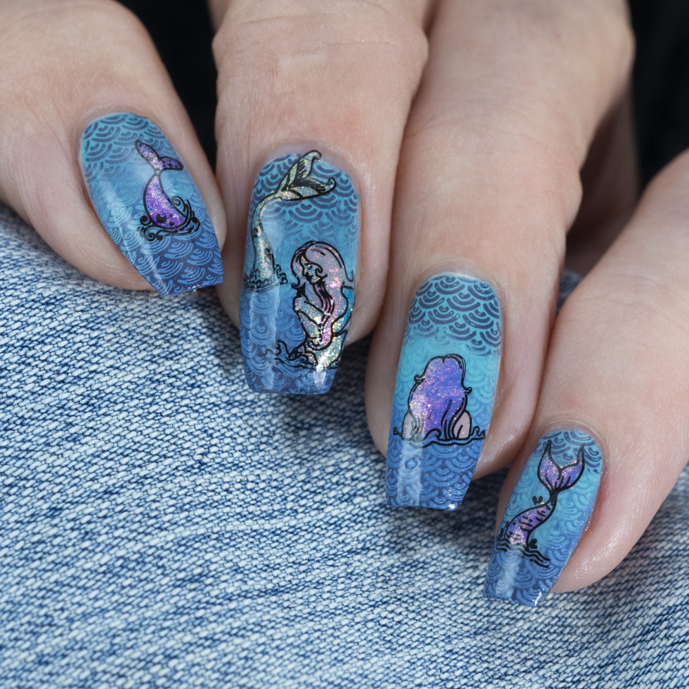 Hit the Bottle- Stamping Plate- Mystic Ocean 01