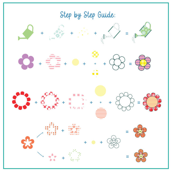 Clear Jelly Stamper- CjS-287- Patterned Spring- Three