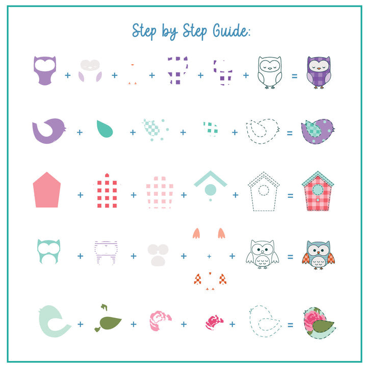 Clear Jelly Stamper- CjS-286- Patterned Spring- Two