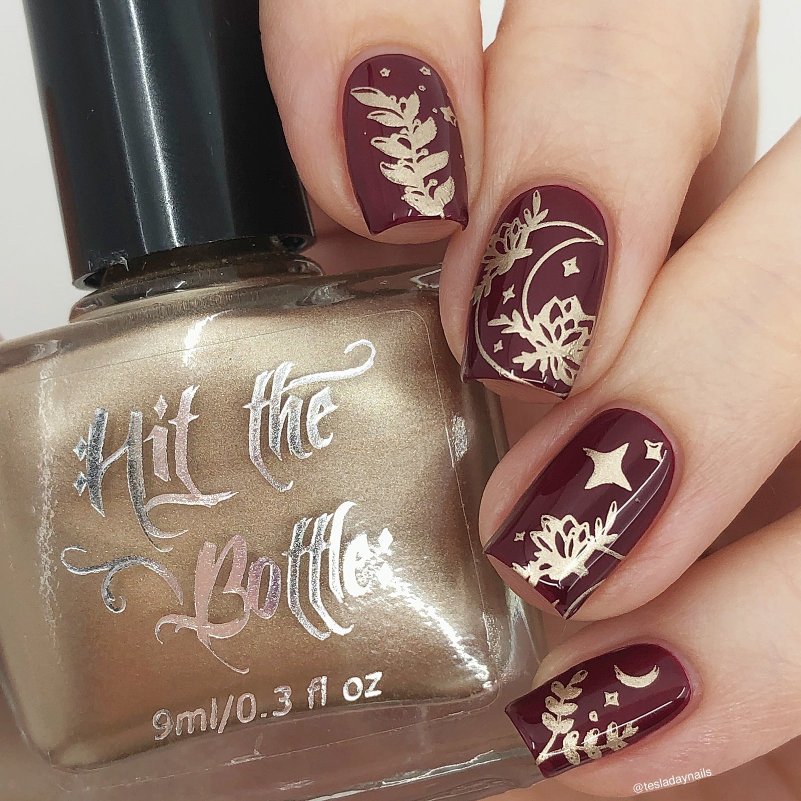 Hit the Bottle- Stamping Plate- Mystic Charm