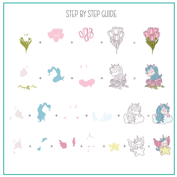 Clear Jelly Stamper- CjS-299- Sparkle Like a Unicorn