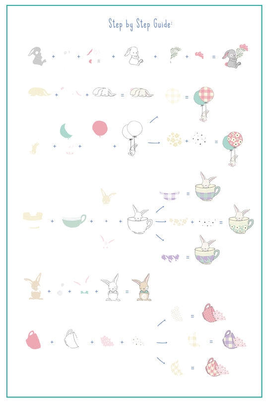 Clear Jelly Stamper- CjS-292- Sweet Spring Bunnies