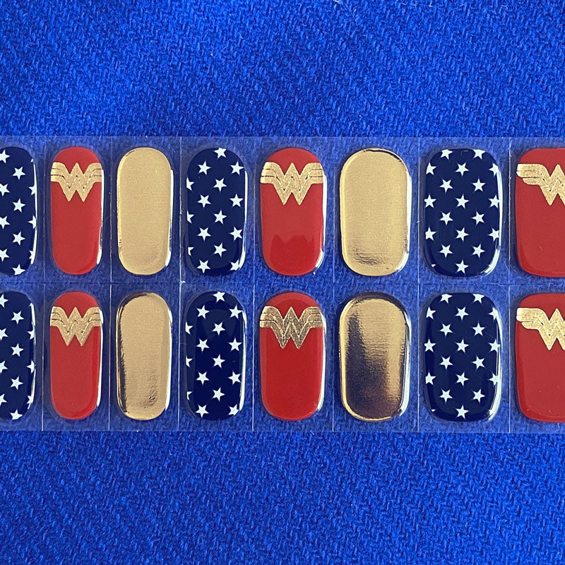 MoYou London- Wonder Woman 02 Gel Nail Strips