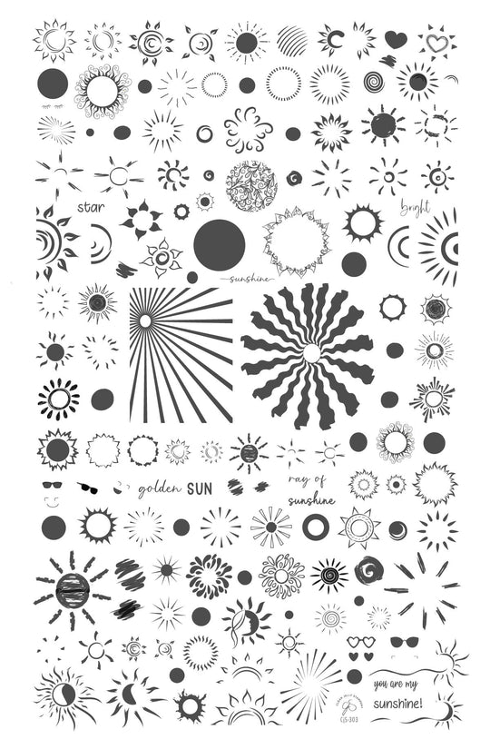 Clear Jelly Stamper- CjS-303- You are My Sunshine