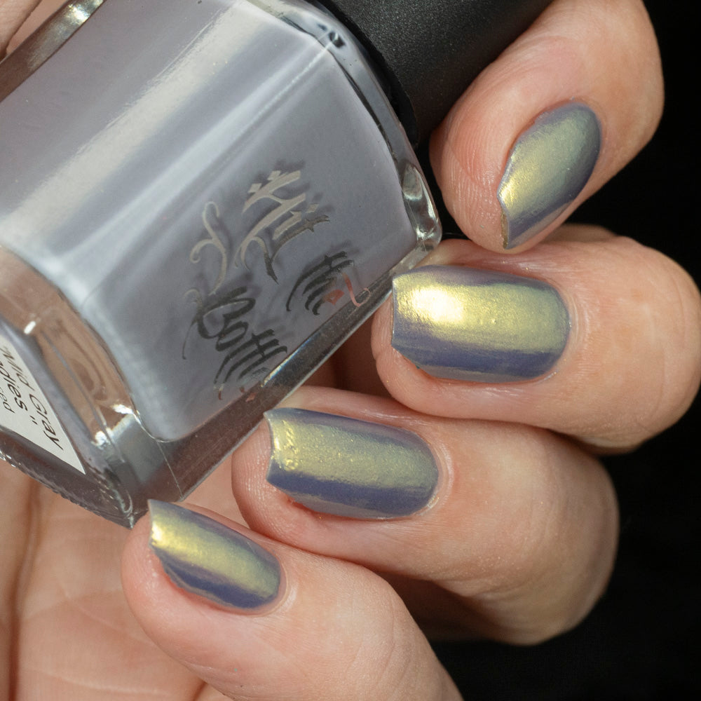 Hit the Bottle- Base Coat- Mid Gray Undies peel off base coat