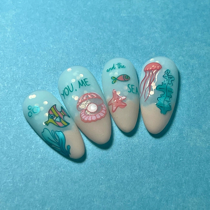 Clear Jelly Stamper- CjS-277- You, Me, and the Sea