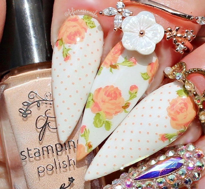 Clear Jelly Stamper- CjS-279- Floral Blossom- One