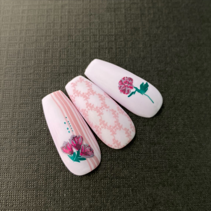 Clear Jelly Stamper- CjS-282- Floral Blossom- Four