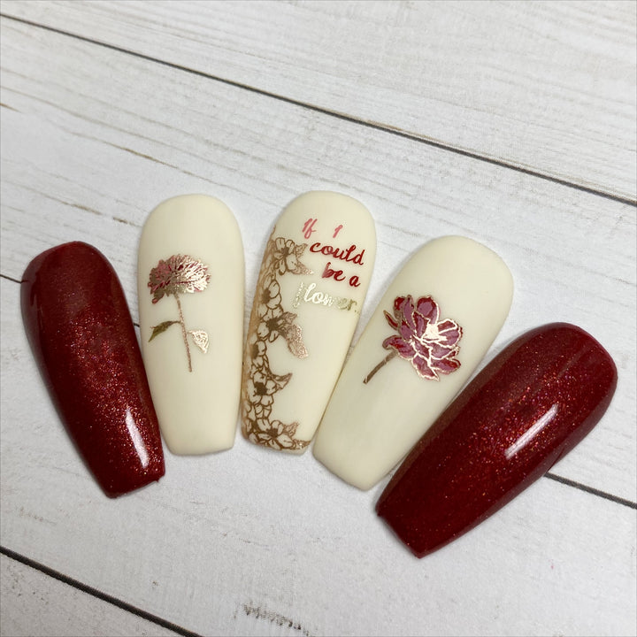 Clear Jelly Stamper- CjS-284- If I Could Be a Flower