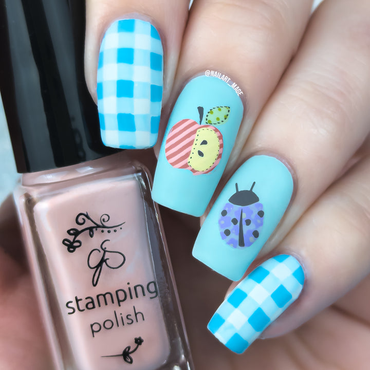 Clear Jelly Stamper- CjS-285- Patterned Spring- One