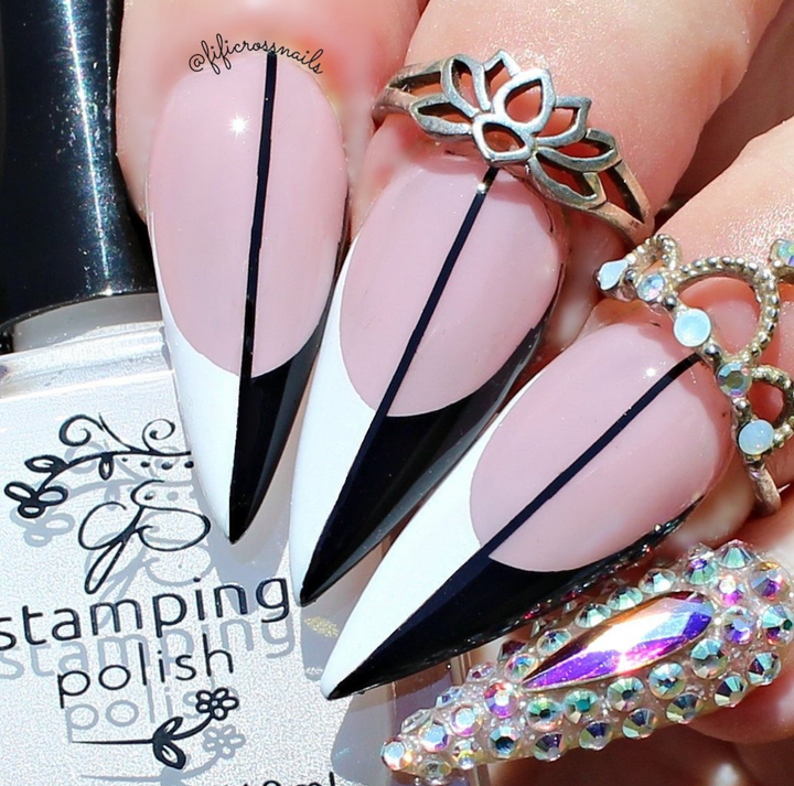 Clear Jelly Stamper- CjS-289- French Mani- Three