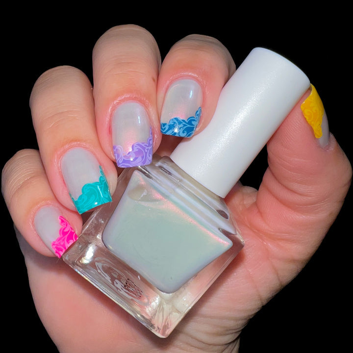 Clear Jelly Stamper- CjS-290- French Mani- Four