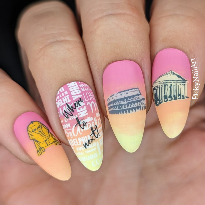 Clear Jelly Stamper- CjS-291- Explore the World