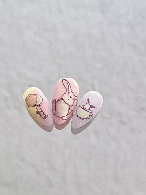 Clear Jelly Stamper- CjS-292- Sweet Spring Bunnies