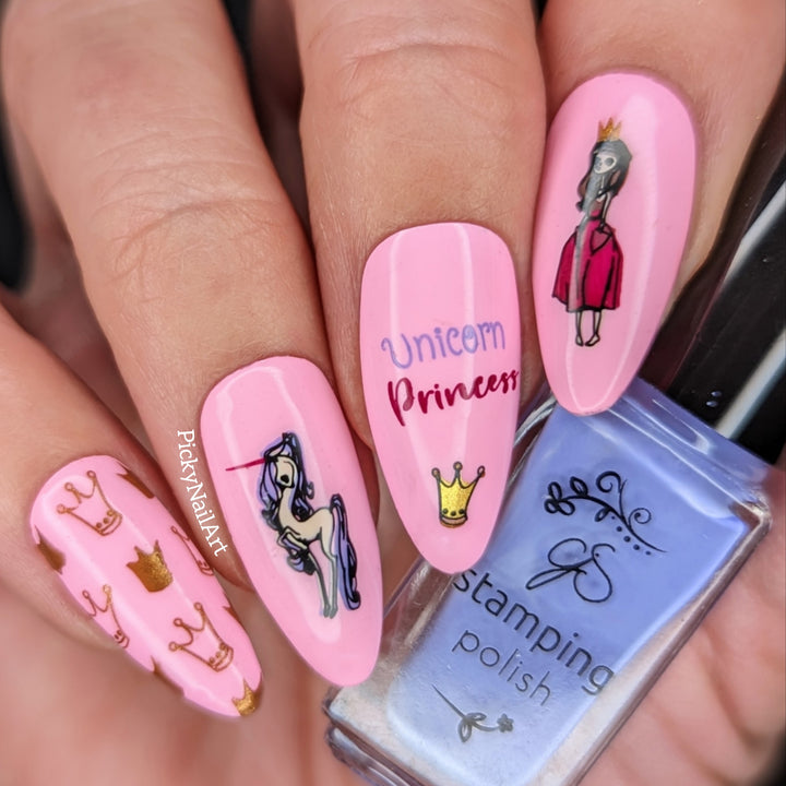 Clear Jelly Stamper- CjS-300- Unicorn Princess