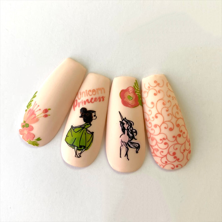 Clear Jelly Stamper- CjS-300- Unicorn Princess