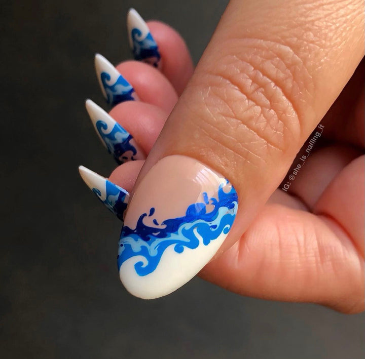 Clear Jelly Stamper- CjS-304- Sun and Waves