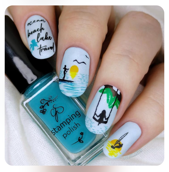 Clear Jelly Stamper- CjS-305- Summer Silhouettes