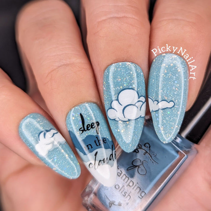 Clear Jelly Stamper- CjS-306- Head in the Clouds
