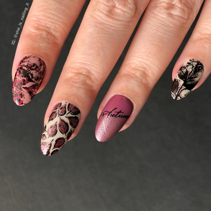 Clear Jelly Stamper- CjS-318- Graceful Leaves