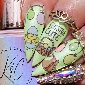 Clear Jelly Stamper- H-87- Silly Bunny