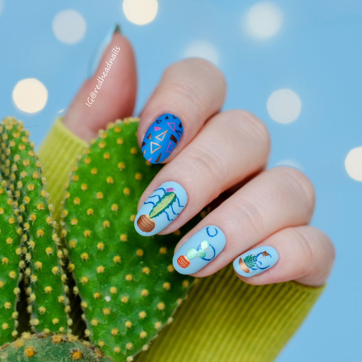 Clear Jelly Stamper- LC-07- Crazy Plant Lady