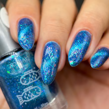 Zodiac Collab- Pisces- Blue Chalcedony v.2