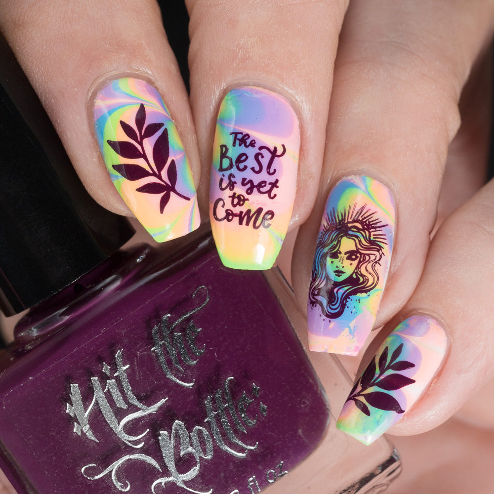 Hit the Bottle- Stamping Plate- Mystic Charm 02