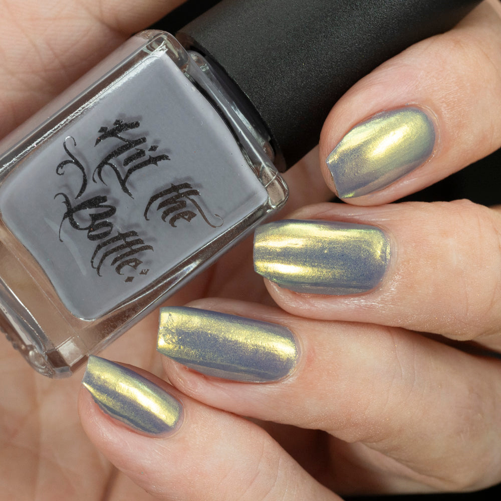 Hit the Bottle- Base Coat- Mid Gray Undies peel off base coat