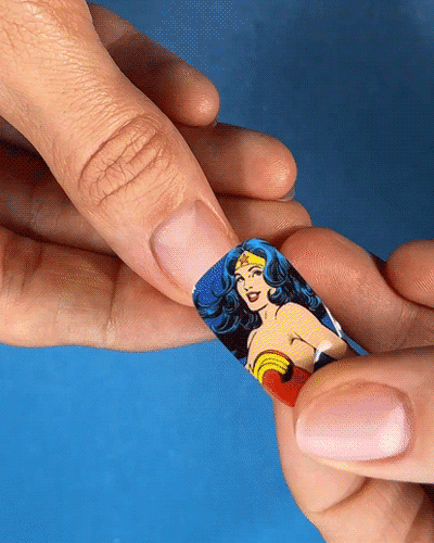 MoYou London- Wonder Woman 01 Gel Nail Strips