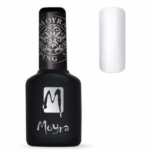 Moyra Foil Nail Polish- White FP02