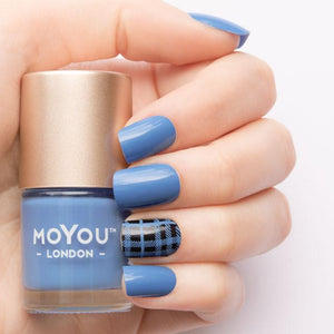 MoYou London- Stamping Polish- Blue Jay