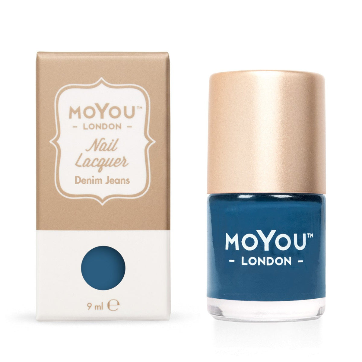MoYou London- Stamping Polish- Denim Jeans