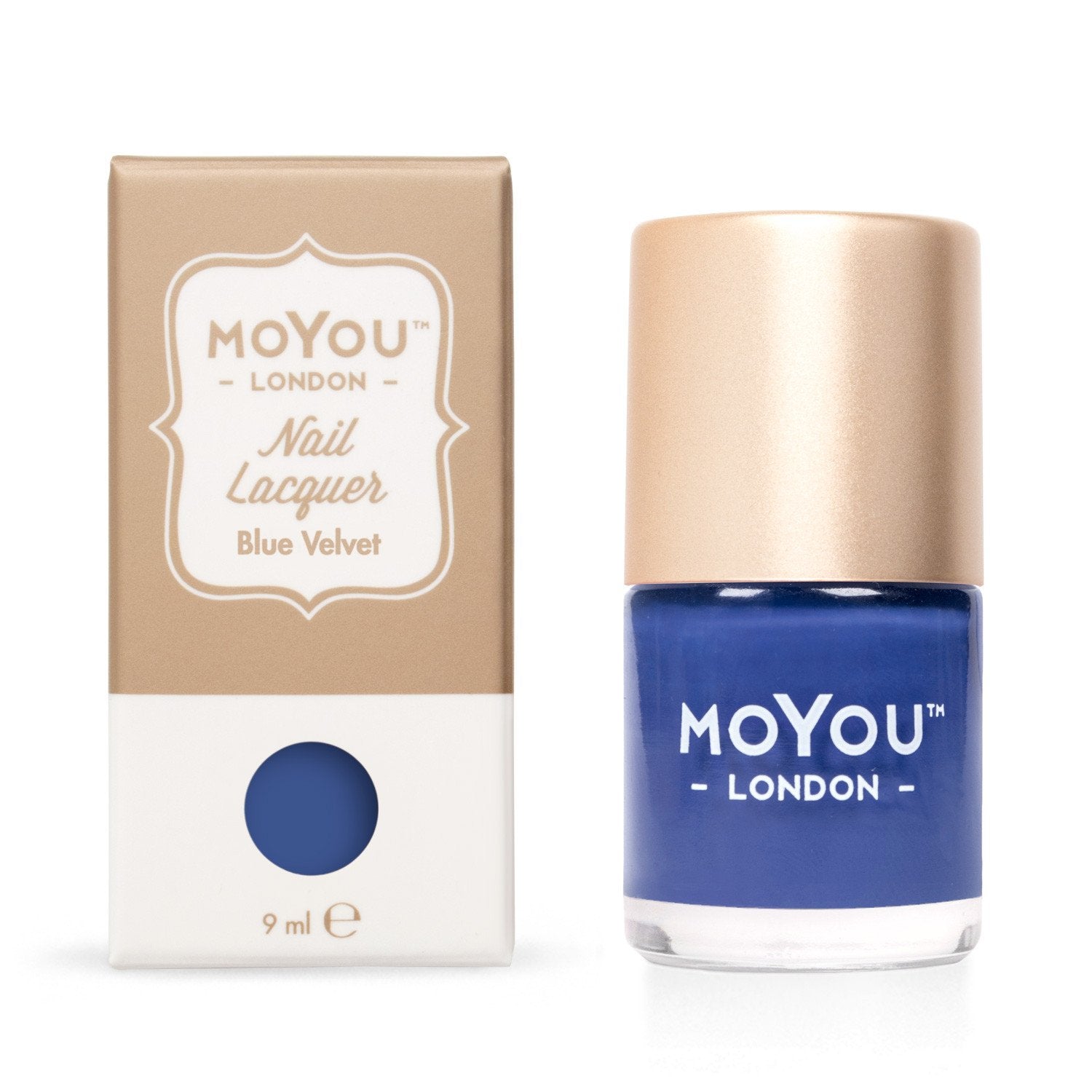 MoYou London- Stamping Polish- Blue Velvet