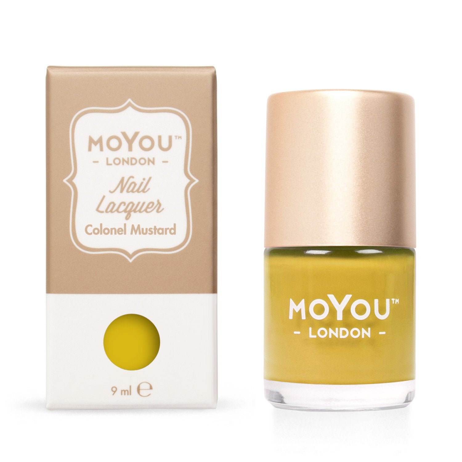 MoYou London- Stamping Polish- Colonel Mustard