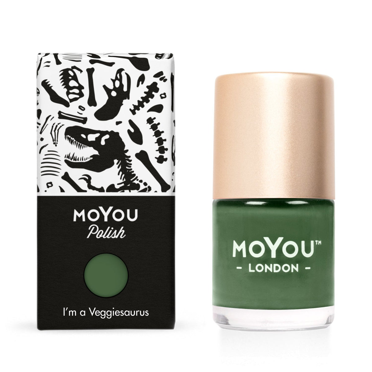 MoYou London- Jurassic Park Stamping Polish- I&#39;m a Veggiesaurus
