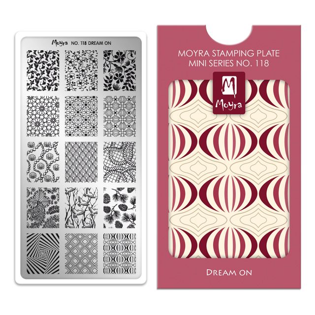 Moyra Mini Stamping Plate 118- Dream On