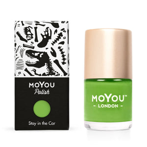 MoYou London- Jurassic Park Stamping Polish- Stay in the Car