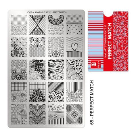 Moyra Stamping Plate 065- Perfect Match