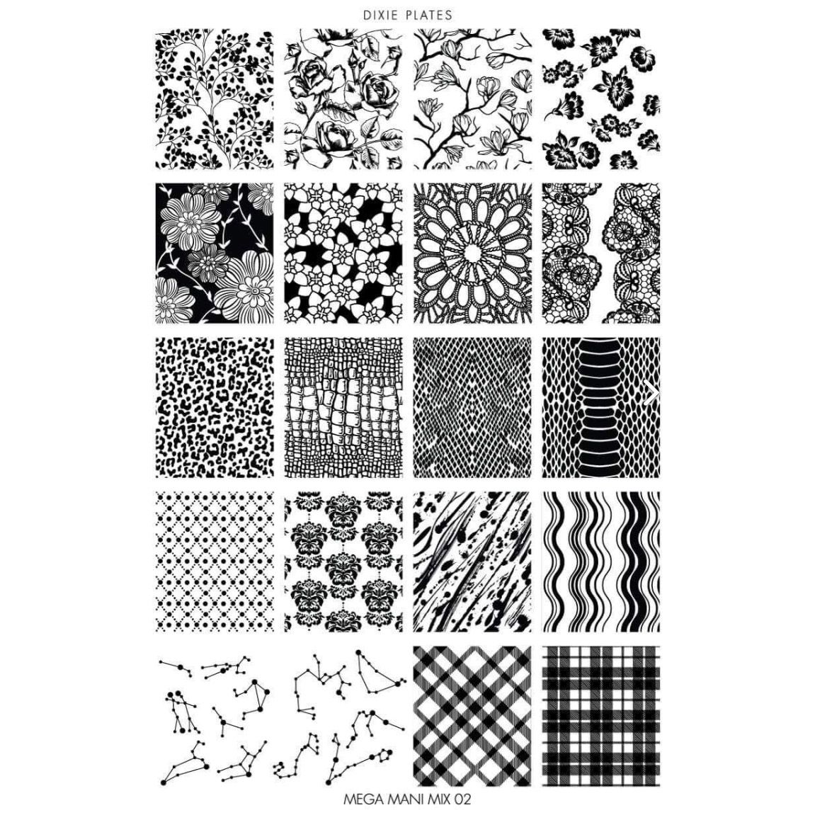 Dixie Plate Mega Mani Mix 02