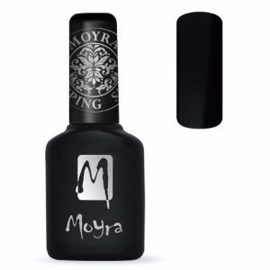 Moyra Foil Nail Polish- Black FP01