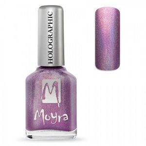 Moyra Holographic Effect Nail Polish- No255 Purple
