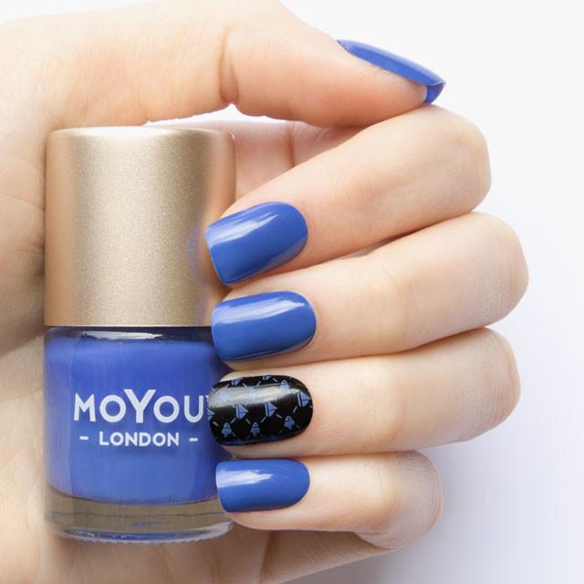 MoYou London- Stamping Polish- Blue Velvet