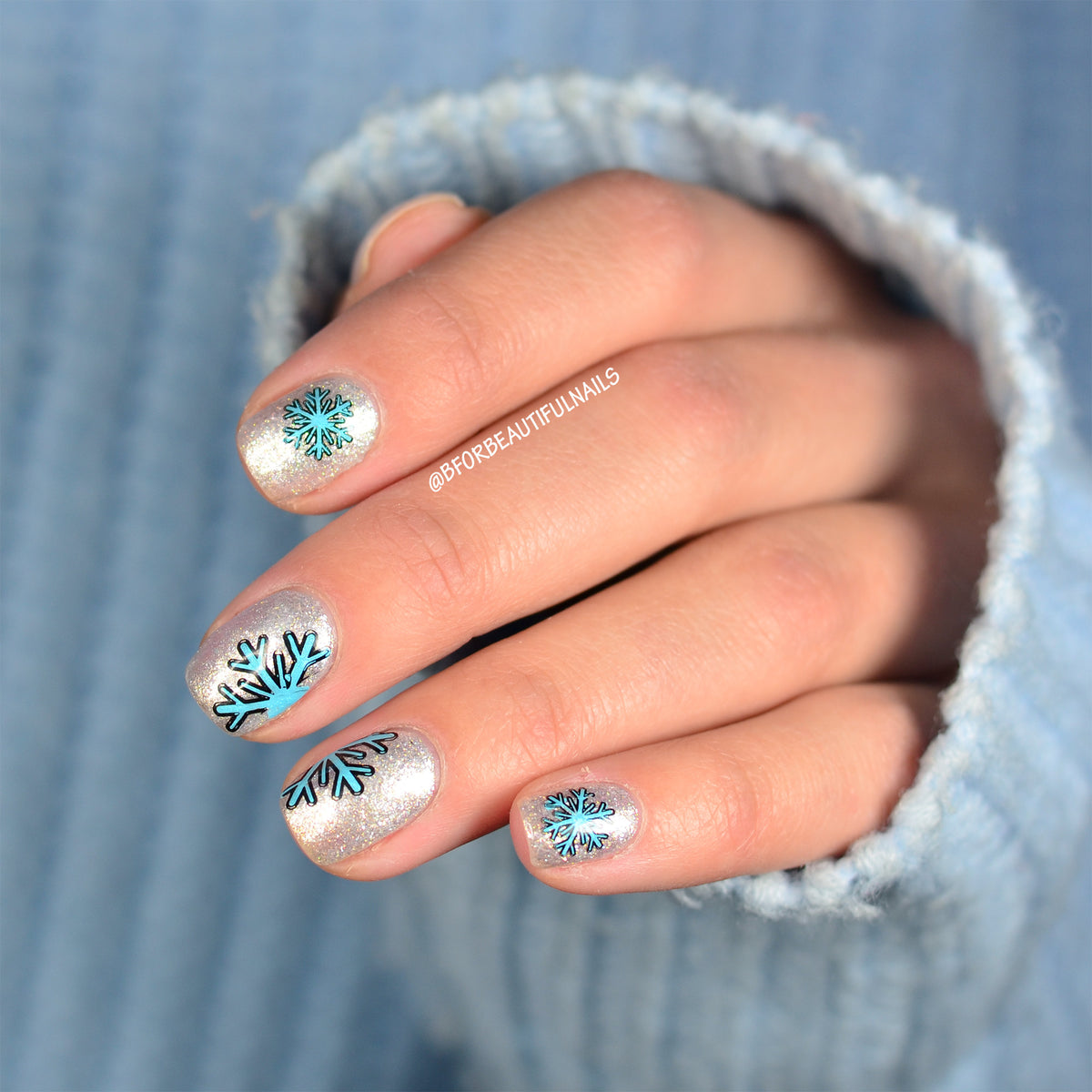 B. loves plates- Stamping Plates- B.05 let it snow