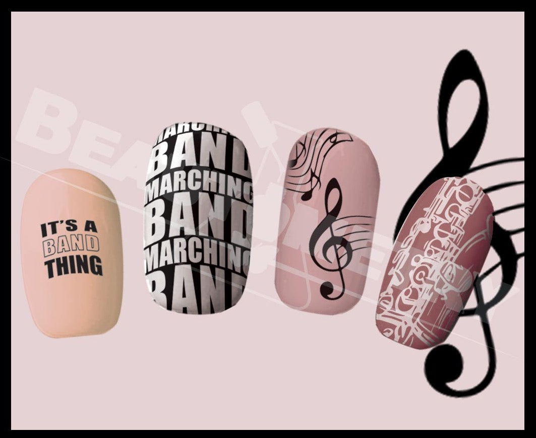 Beautometry- Stamping Plates- Marching Band 01