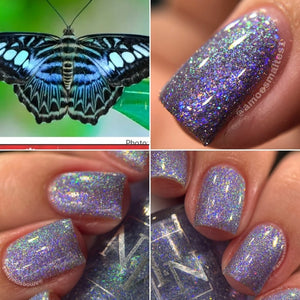 M&N Indie Polish- Insecta- Blue Clipper Butterfly