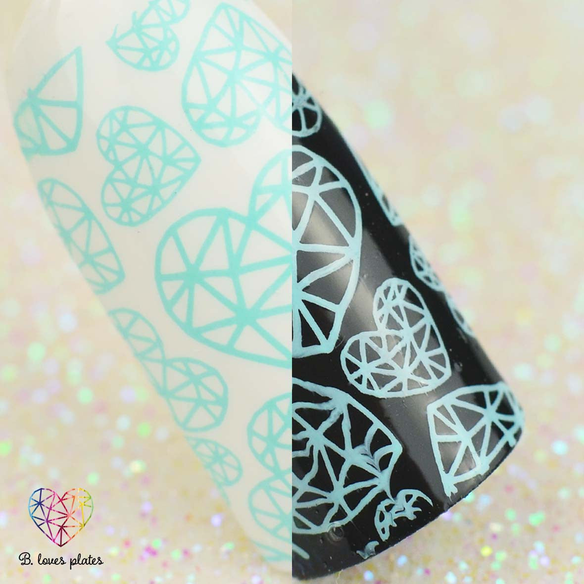 B. loves plates- Stamping Polish- BLP36 B. a Mint
