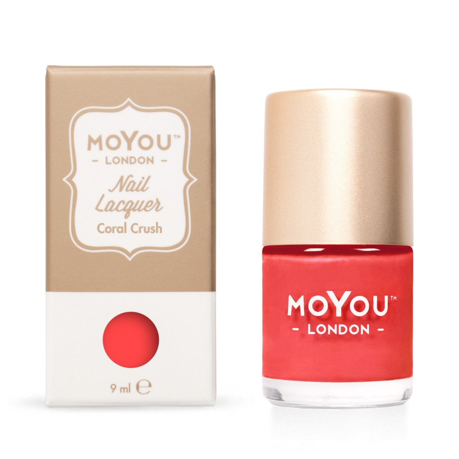 MoYou London- Stamping Polish- Coral Crush