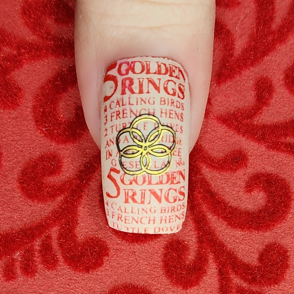 Beautometry- Stamping Plates- 12 Days of Christmas 01